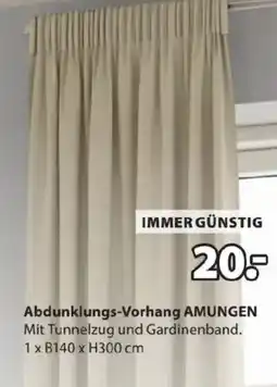 JYSK Abdunklungs-Vorhang AMUNGEN Angebot