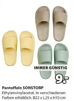 JYSK Pantoffeln SONSTORP Angebot