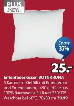 JYSK Entenfederkissen BOTNKRONA Angebot