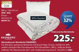 JYSK Gänsedaunen-Bettdecke FAGERNES Angebot