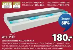 JYSK Schaummatratze WELLPUR KVITA Angebot