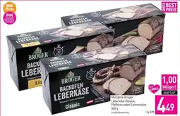 Sutterlüty Metzgerei Broger Leberkäse Klassik, Pfefferoni oder Emmentaler Angebot