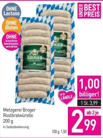Metzgerei Broger Rostbratwürstle