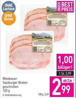 Sutterlüty Wiesbauer Salzburger Braten geschnitten Angebot