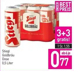 Sutterlüty Stiegl Goldbräu Dose Angebot