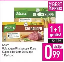 Sutterlüty Knorr Goldaugen Rindssuppe, Klare Suppe oder Gemüsesuppe Angebot