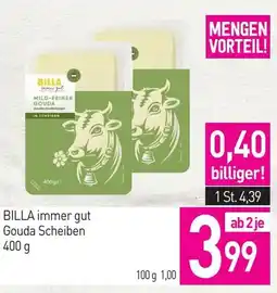 Sutterlüty Billa immer gut gouda scheiben Angebot