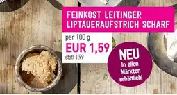 Sutterlüty Feinkost leitinger liptaueraufstrich scharf Angebot