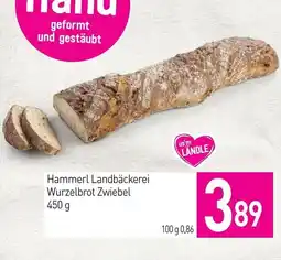 Sutterlüty Hammerl Landbäckerei Wurzelbrot Zwiebel Angebot