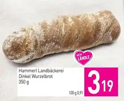 Sutterlüty Hammerl Landbäckerei Dinkel Wurzelbrot Angebot