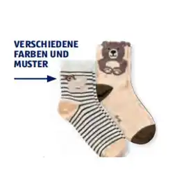 Hofer Kinder-Tiersocken versch. Farben und Muster 3 Paar HOFER Angebot