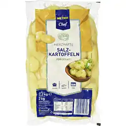 Metro Salzkartoffeln, Preisangabe ohne MwSt. (Preis inkl. MwSt. 2,63 €), METRO Angebot