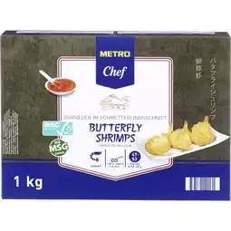 Metro Garnelen Paniert, Preisangabe ohne MwSt. (Preis inkl. MwSt. 19,02 €), METRO Angebot