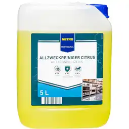 Metro Allzweckreiniger Citrus, Preisangabe ohne MwSt. (Preis inkl. MwSt. 9,59 €), METRO Angebot