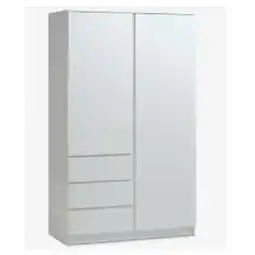 JYSK Kleiderschrank LIMFJORDEN Kombi weiß 3670214 JYSK Angebot