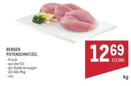 Metro Berger putenschnitzel Angebot