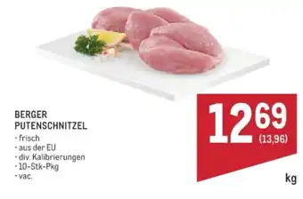 Berger putenschnitzel