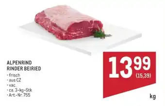 Alpenrind rinder beiried