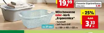 Wäschewanne oder korb Ergonomica