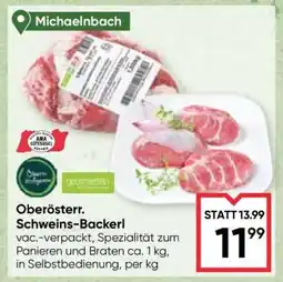 Maximarkt Oberösterr. Schweins-Backerl Angebot