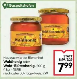 Maximarkt Waldhonig oder Wald-Blütenhonig Angebot