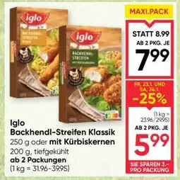 Maximarkt Iglo Backhendl-Streifen Klassik Angebot