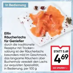 Maximarkt Elfin Räucherlachs für Genießer Angebot