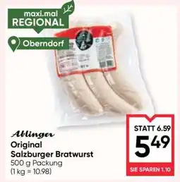 Maximarkt Ablinger Original Salzburger Bratwurst Angebot