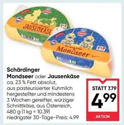 Maximarkt Schärdinger Mondseer oder Jausenkäse Angebot