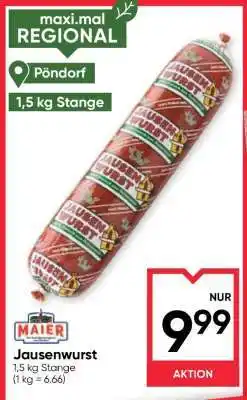 Maximarkt Jausenwurst Angebot