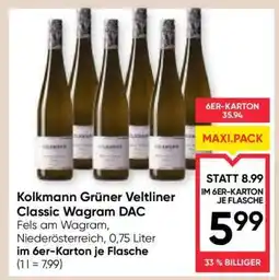 Maximarkt Kolkmann Grüner Veltliner Classic Wagram DAC Angebot
