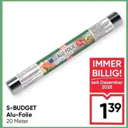 Maximarkt S-BUDGET Alu-Folie Angebot