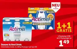 Interspar Danone Actimel Drink Angebot
