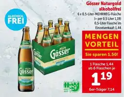 Interspar Gösser Naturgold alkoholfrei Angebot
