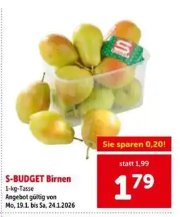 Interspar S-BUDGET Birnen Angebot