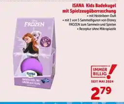 Interspar Isana Kids Badekugel mit Spielzeugüberraschung Angebot