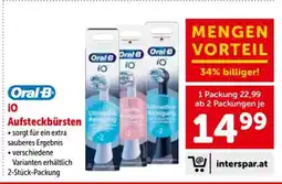 Interspar Oral-B iO Aufsteckbürsten Angebot