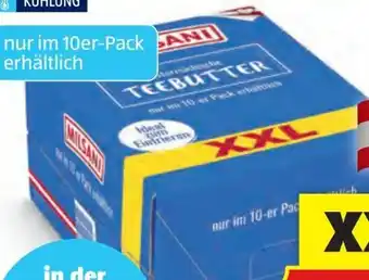 Hofer Milsani Teebutter Angebot