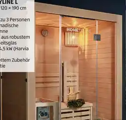 Hofer Home Deluxe Sauna Skyline XL Big Angebot