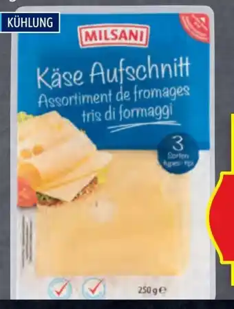 Hofer Milsani Käseaufschnitt Angebot