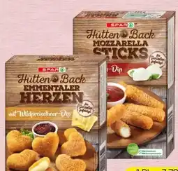 Spar Spar Hütten Back Käse Angebot