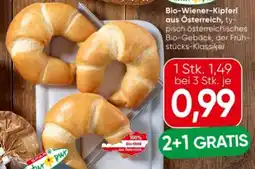 Spar Spar Natur pur Bio-Wiener Kipferl Angebot
