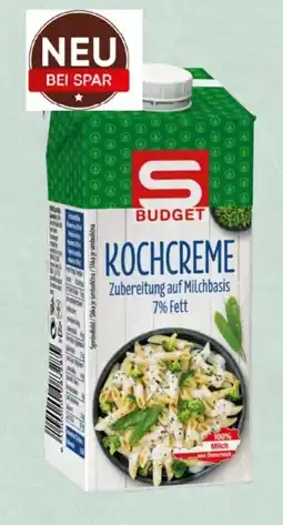 Spar S Budget Kochcreme Angebot