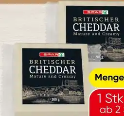 Spar Spar Cheddar Angebot