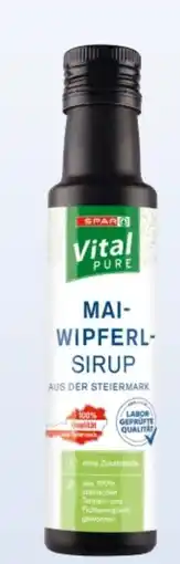 Interspar Spar Vital Pure Maiwipferl-Sirup Angebot