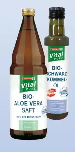 Interspar Spar Vital Pure Bio-Aloe Vera Saft Angebot