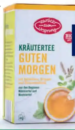 Hofer Zurück zum Ursprung Bio-Kräutertee Angebot