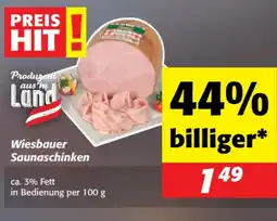 Nah&Frisch Wiesbauer Saunaschinken Angebot