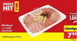 Nah&Frisch Wiesbauer oder Loidl Aufschnitt Angebot