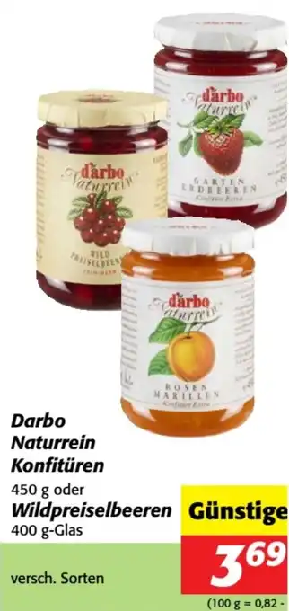Nah&Frisch Darbo Naturrein Konfitüren Angebot